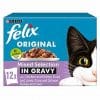 Felix Cat Pouch MPk Gravy 12Pk 100g